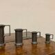 Set of 7 jug in tin