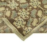 1960s handmade oriental beige carpet 157 cm x 248 cm