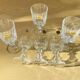 Vintage crystal stemware