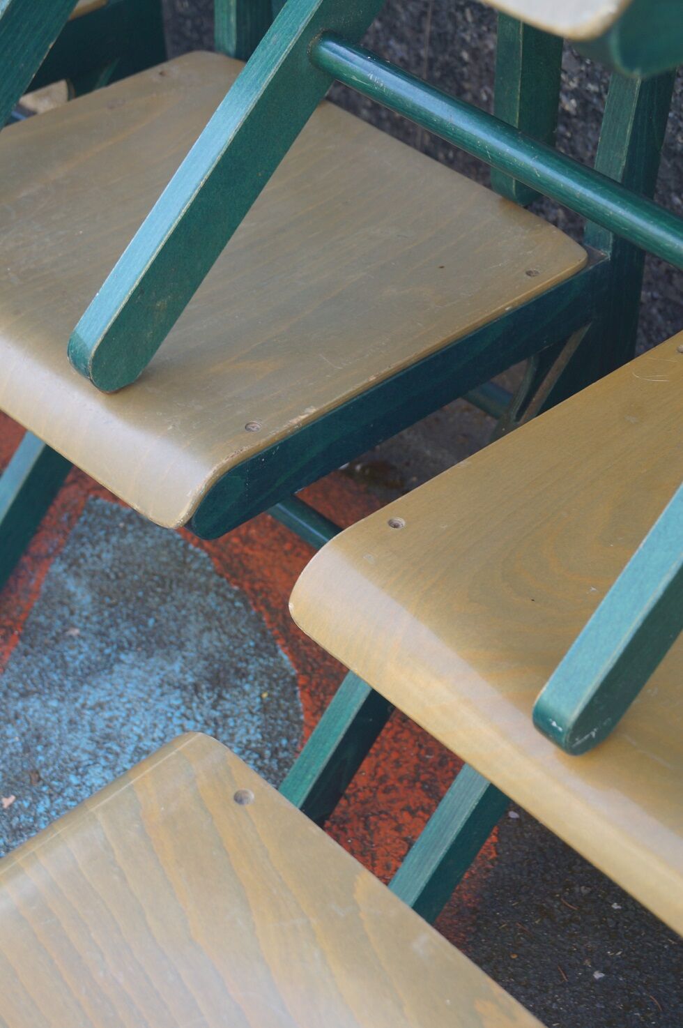 Set of 10 Bauman chairs 1980