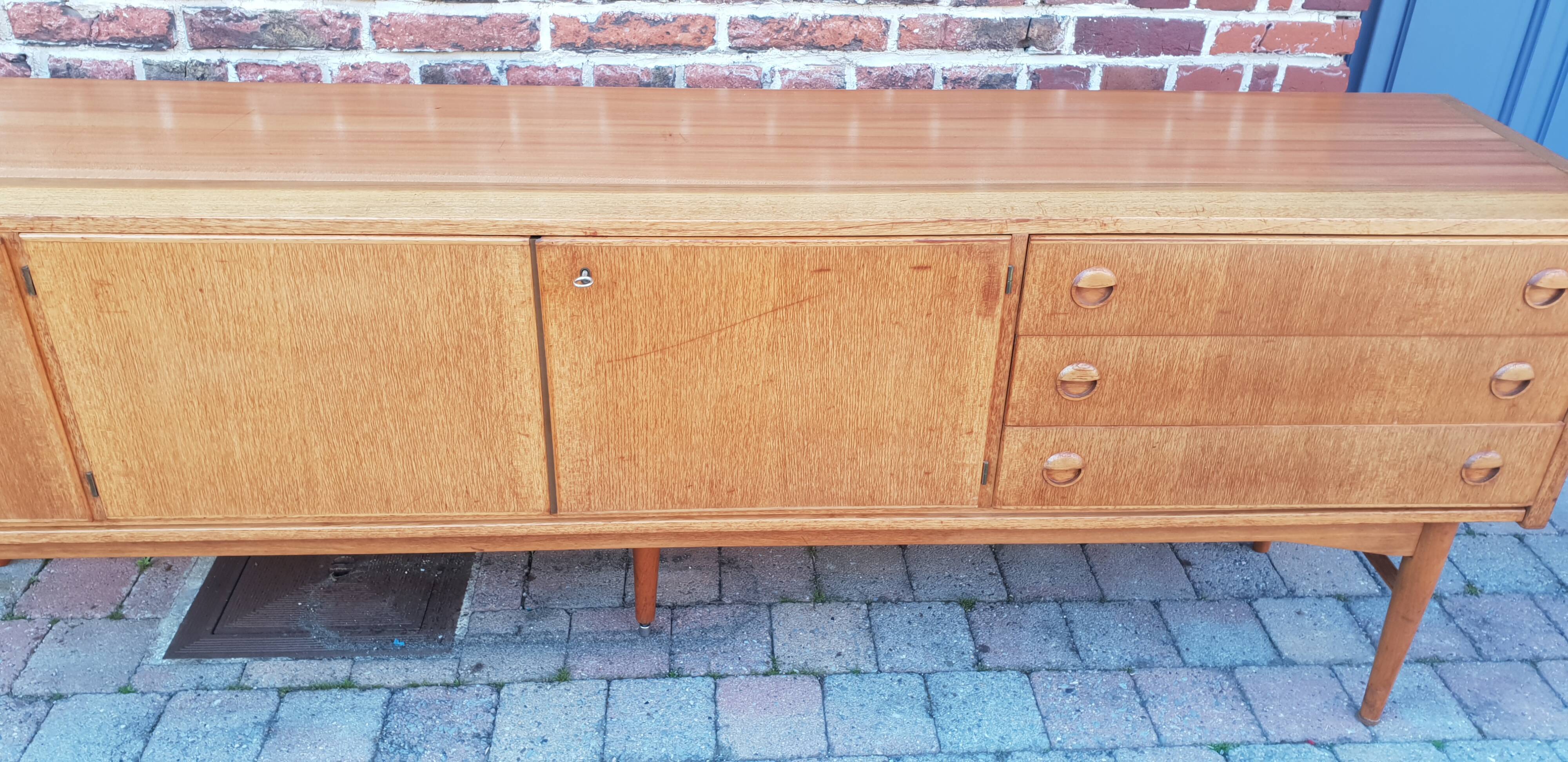 1960s Danish Scandinavian enfilade by Berner Huwil
