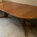 Baumann teak table in Scandinavian style circa 1960 extendable