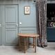 Oval drop-leaf coffee table (renovated)