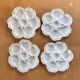 4 Limoges porcelain oyster plates