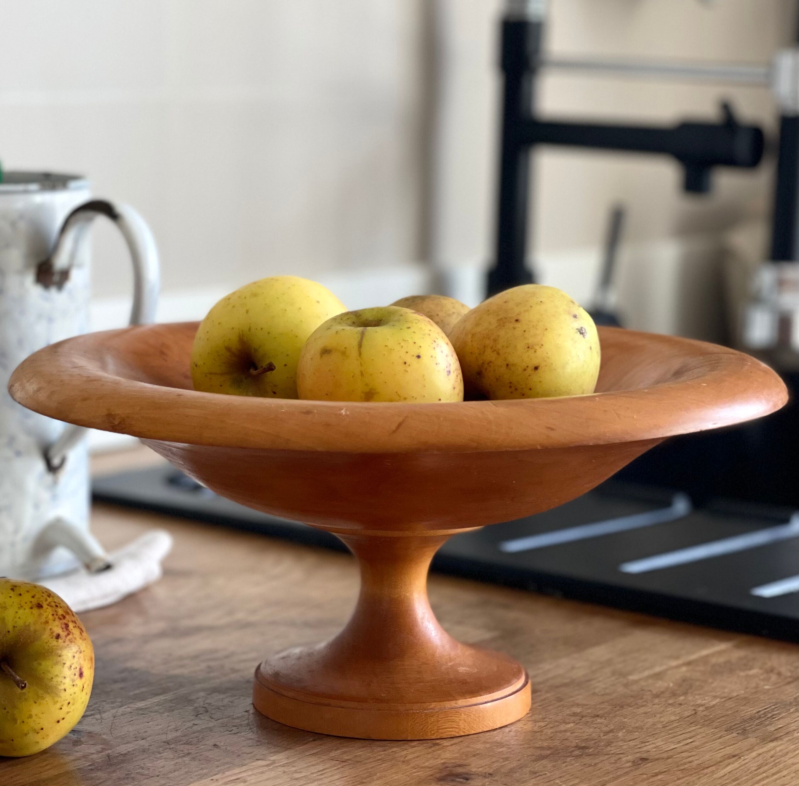 Wooden fruit cup