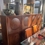 Vintage brutalist sideboard 1970s