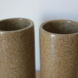 Set of 2 sandstone vases
