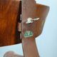 1930s Industrial Adjustable Swivel Chair with Leather Seat