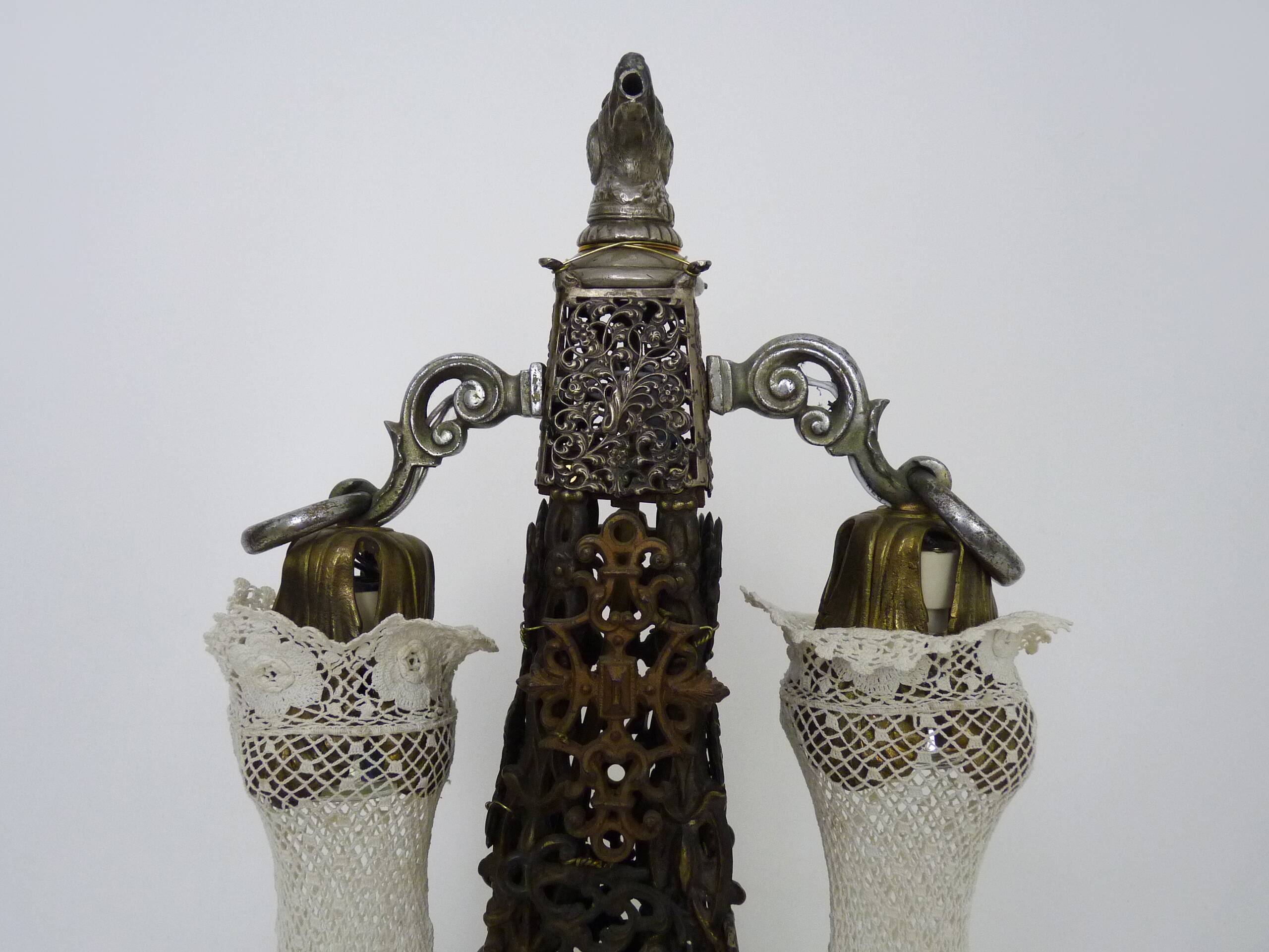 Unique piece. Prototype of floor lamp, bedside lamp. Dutch artist