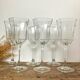 6 "octime" stemmed glasses by Luminarc France