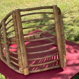 Magazine door in wood 70s