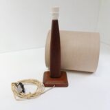 Vintage Danish Teak Table Lamp, 1960s