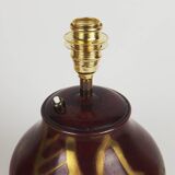 Art Deco metal lamp by WMF Ikora