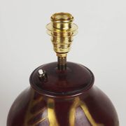 Art Deco metal lamp by WMF Ikora