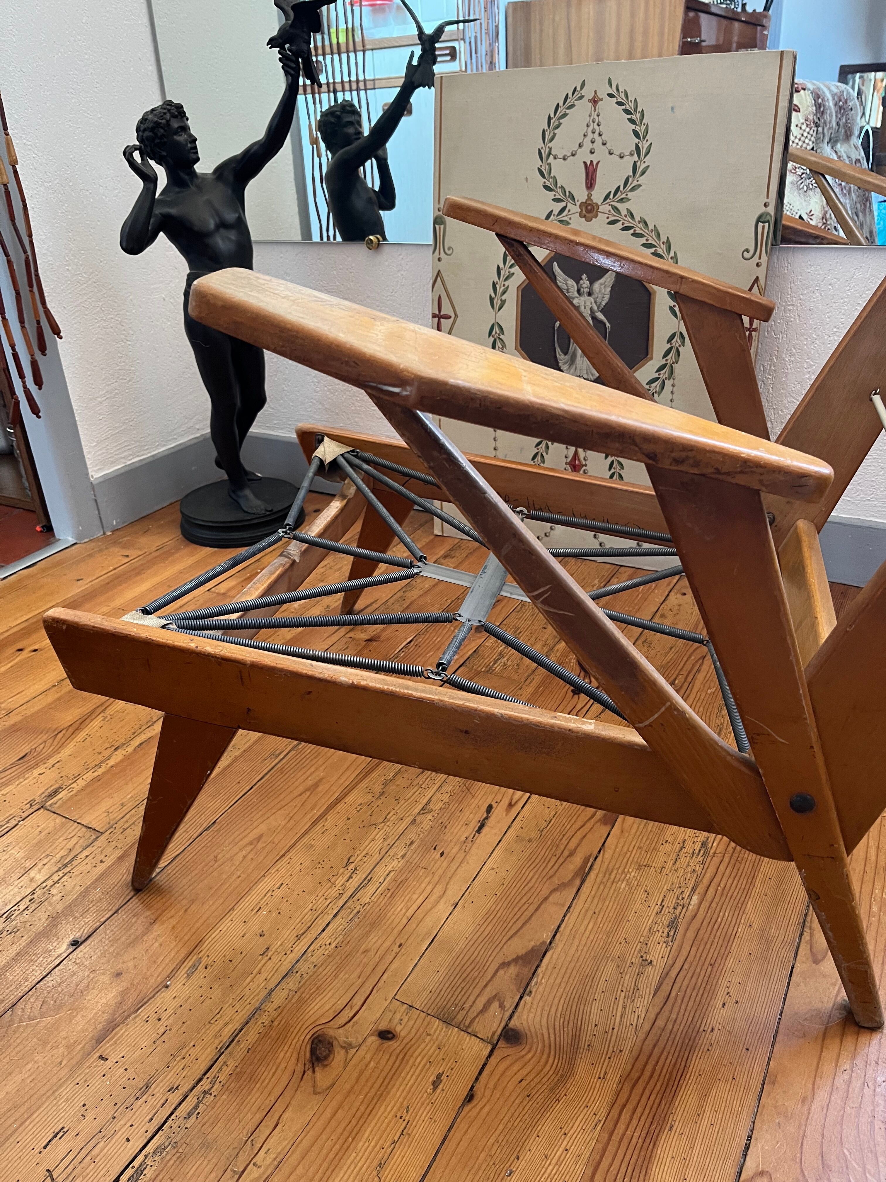 Scandinavian compass armchair