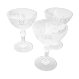 Crystal champagne glasses