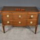 Commode Sauteuse en Noyer, époque Louis XVI – Fin XVIIIe