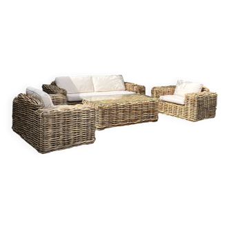 Balinese rattan garden furniture