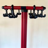 Red and black coat rack design 1980s