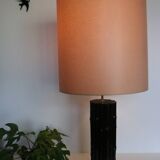 Roche Bobois lamp, imitation bamboo base, Circa 1960