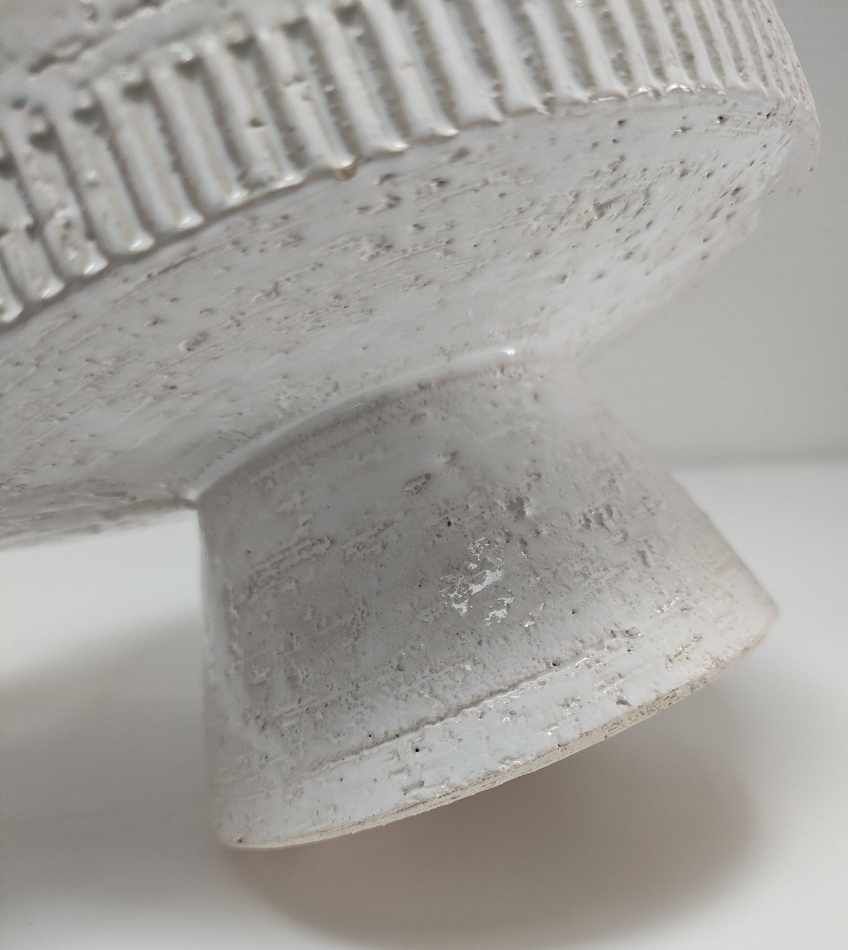 Vase céramique pour ikebana années 70