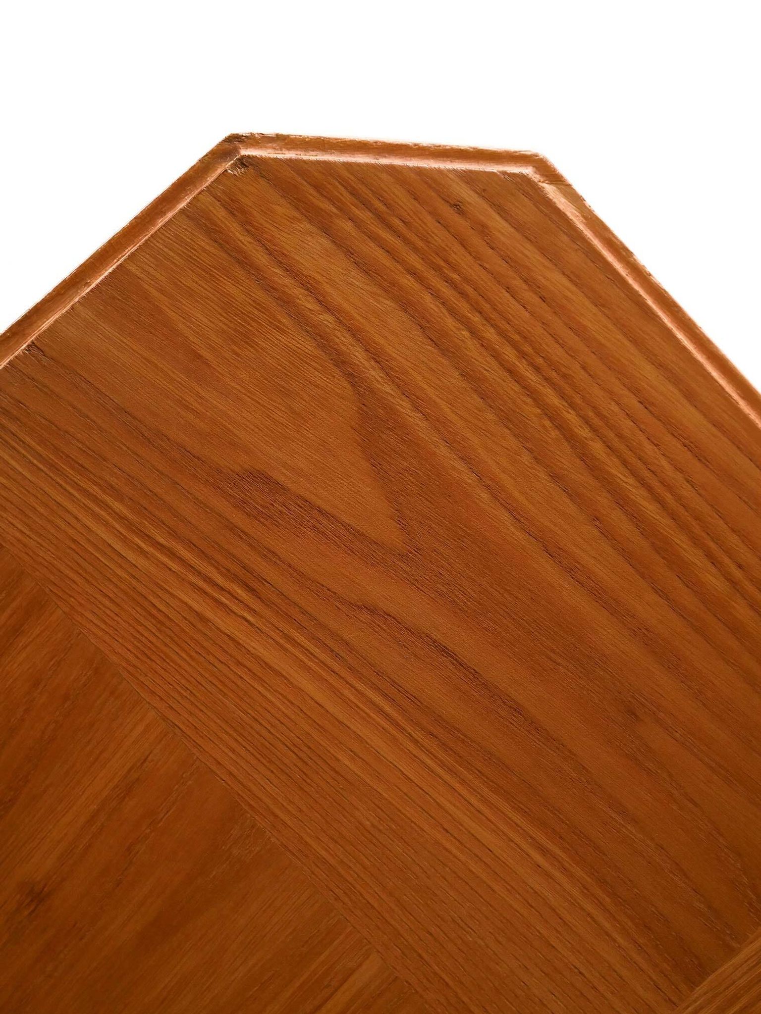 Decorative birch coffee table with magazine rack