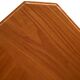Decorative birch coffee table with magazine rack