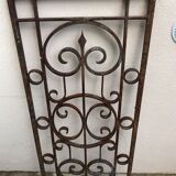 Wrought iron door grille