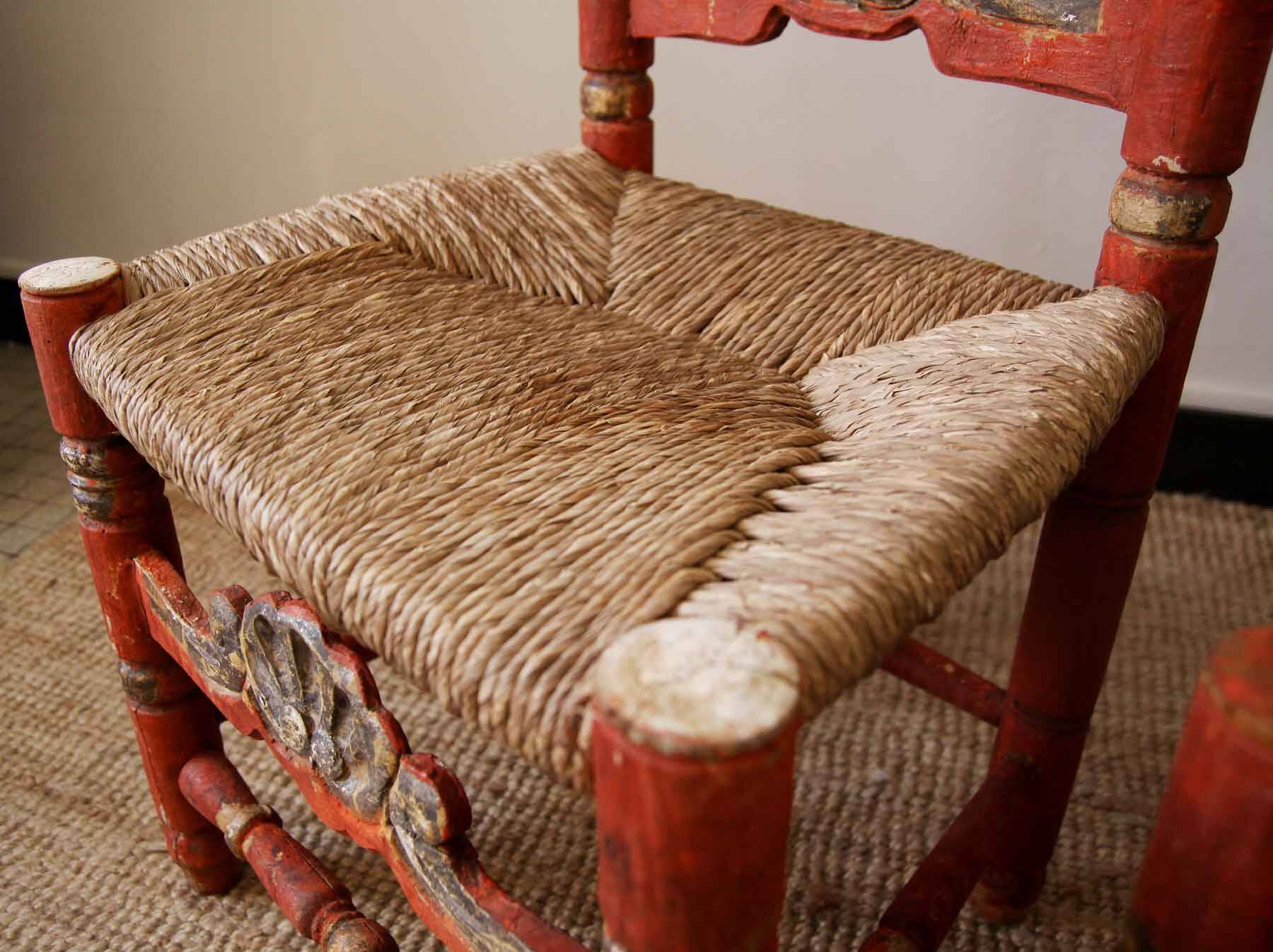 Pair of Majorcan chairs