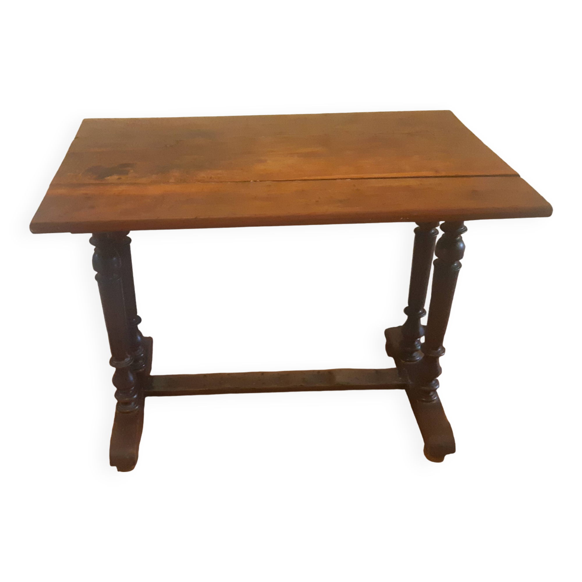Patinated bistro table top