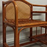 Furniture phone bamboo rattan and wicker
