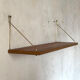 Vintage teak wall shelf