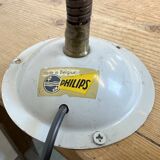 Grey Industrial Gooseneck Table Lamp from Philips, 1960s