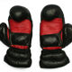 Pair of gloves French boxing in leather, brand Soudet, 70s vintage