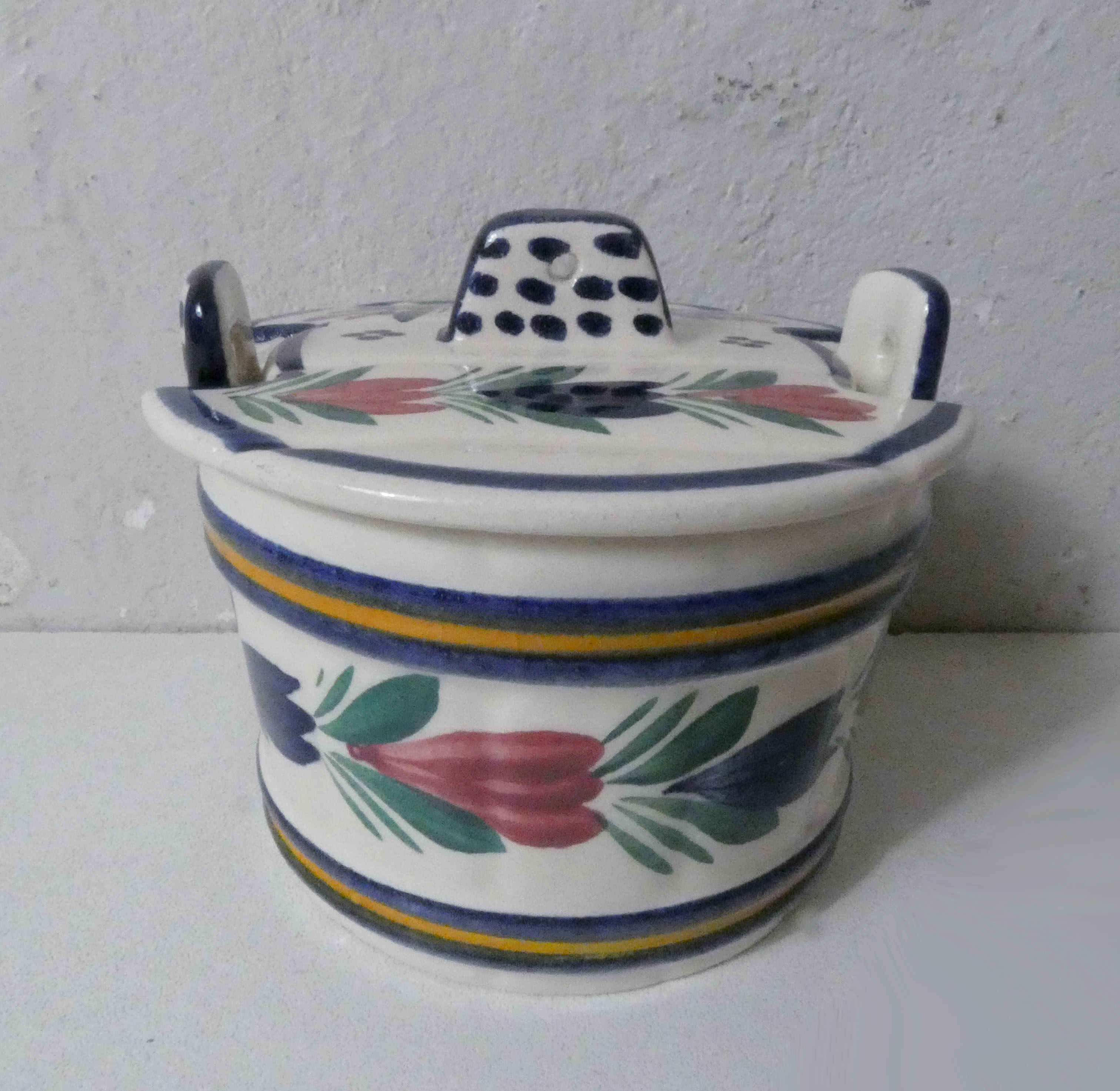 Henriot Quimper butter maker