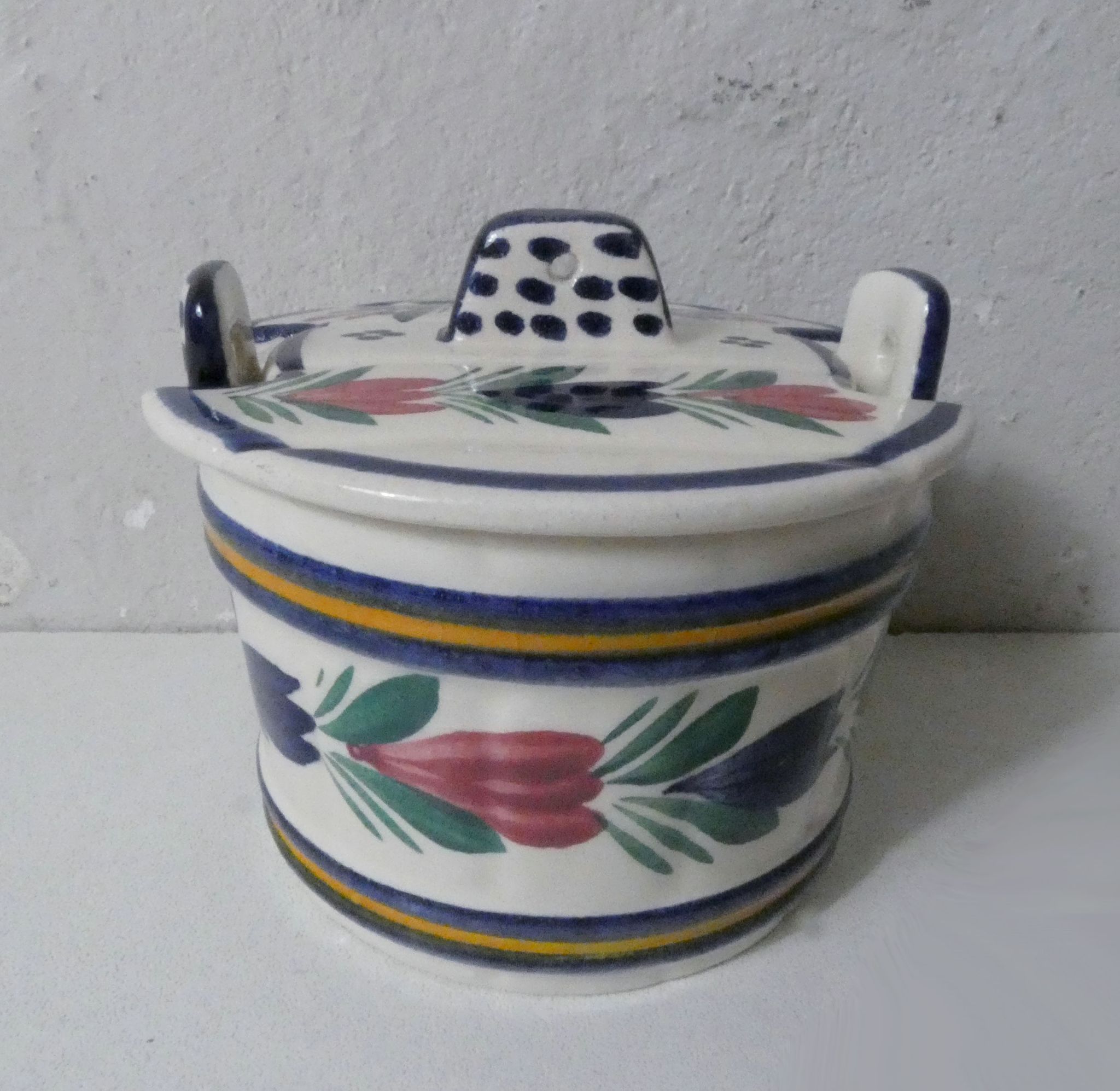 Henriot Quimper butter maker