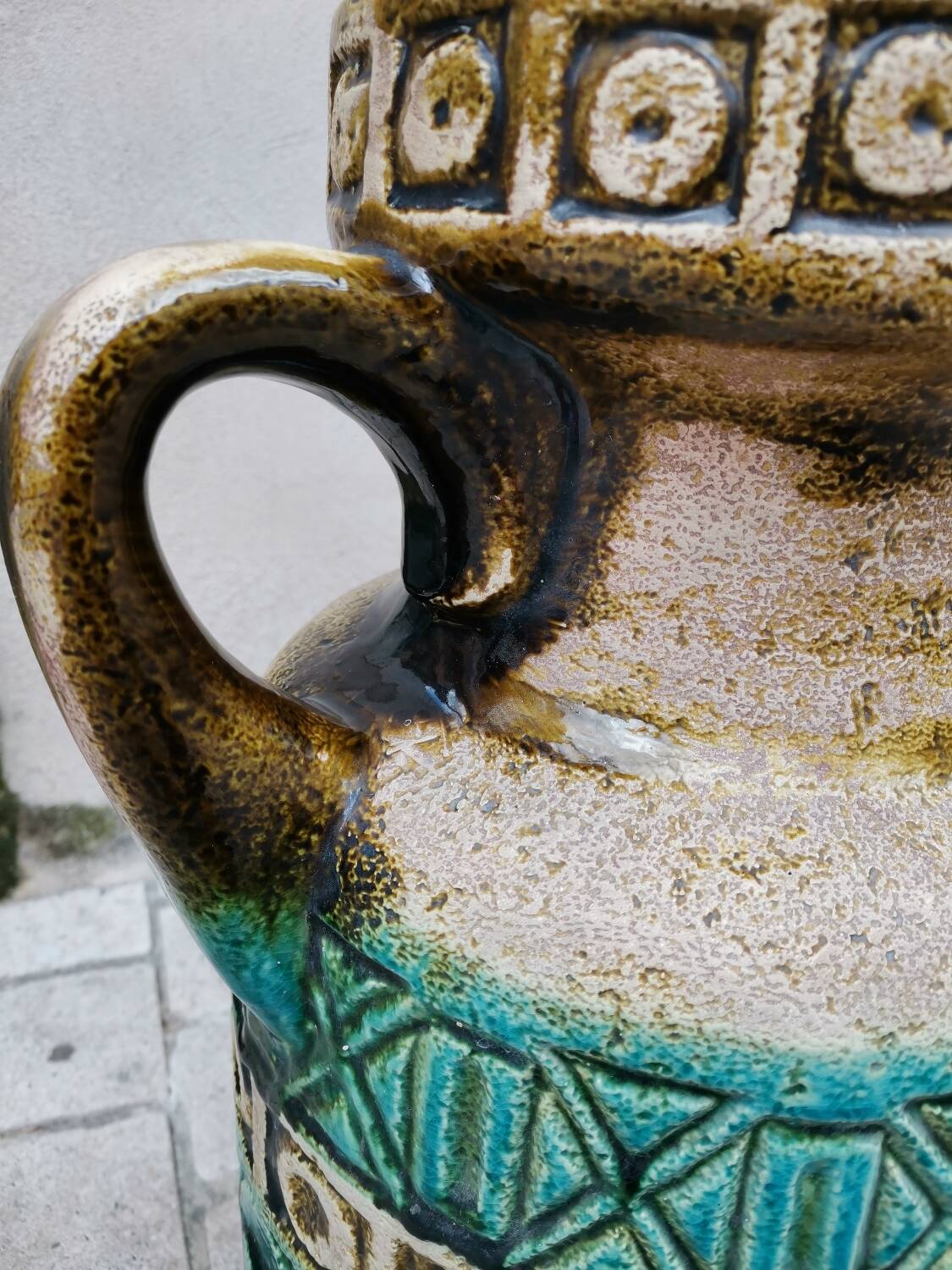 Vase, umbrella stand, Bay keramik