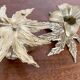 Pair of vintage brass candle holders