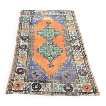 Tapis turc Oushak coloré