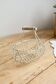 Small vintage white metal harvest basket