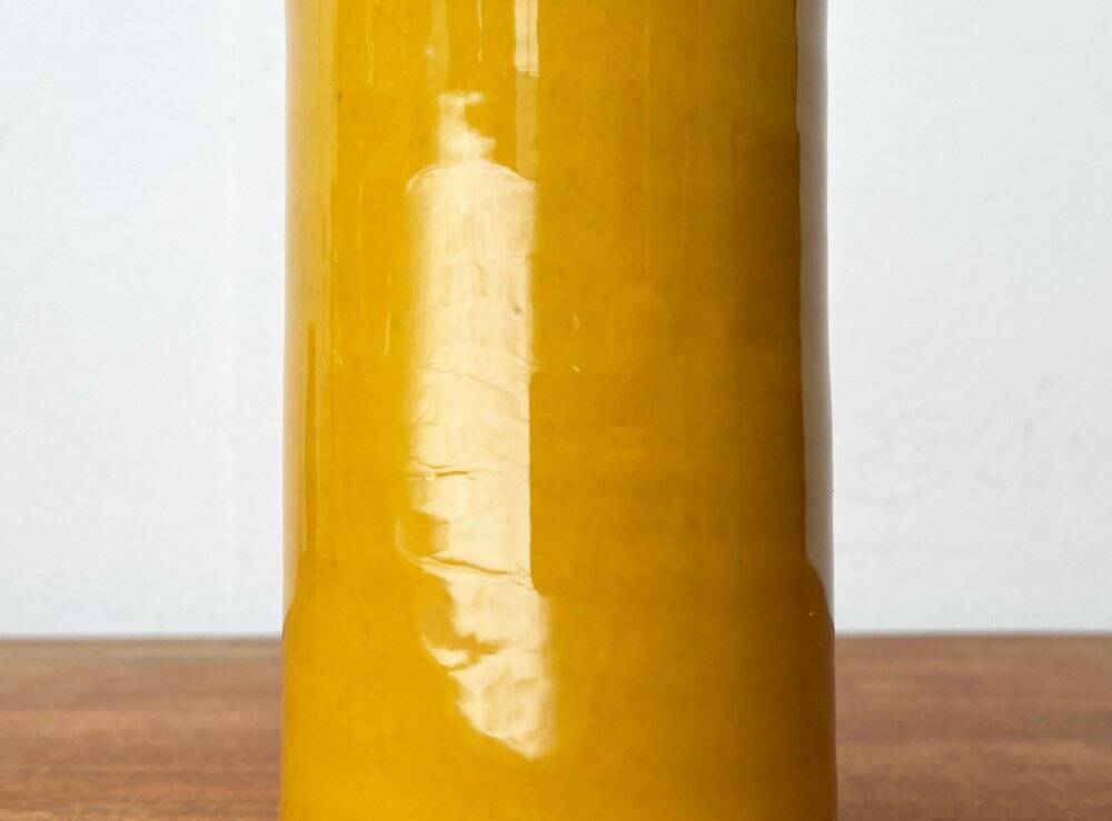 Minimalist vase from a German studio from the mid-century, pottery by BKW Böttger Keramik Wandsbek, Hamburg, 1960s.