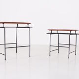 Pair of minimalist Scandinavian coffee table Ary Nybro
