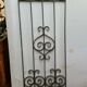 Wrought iron door grille