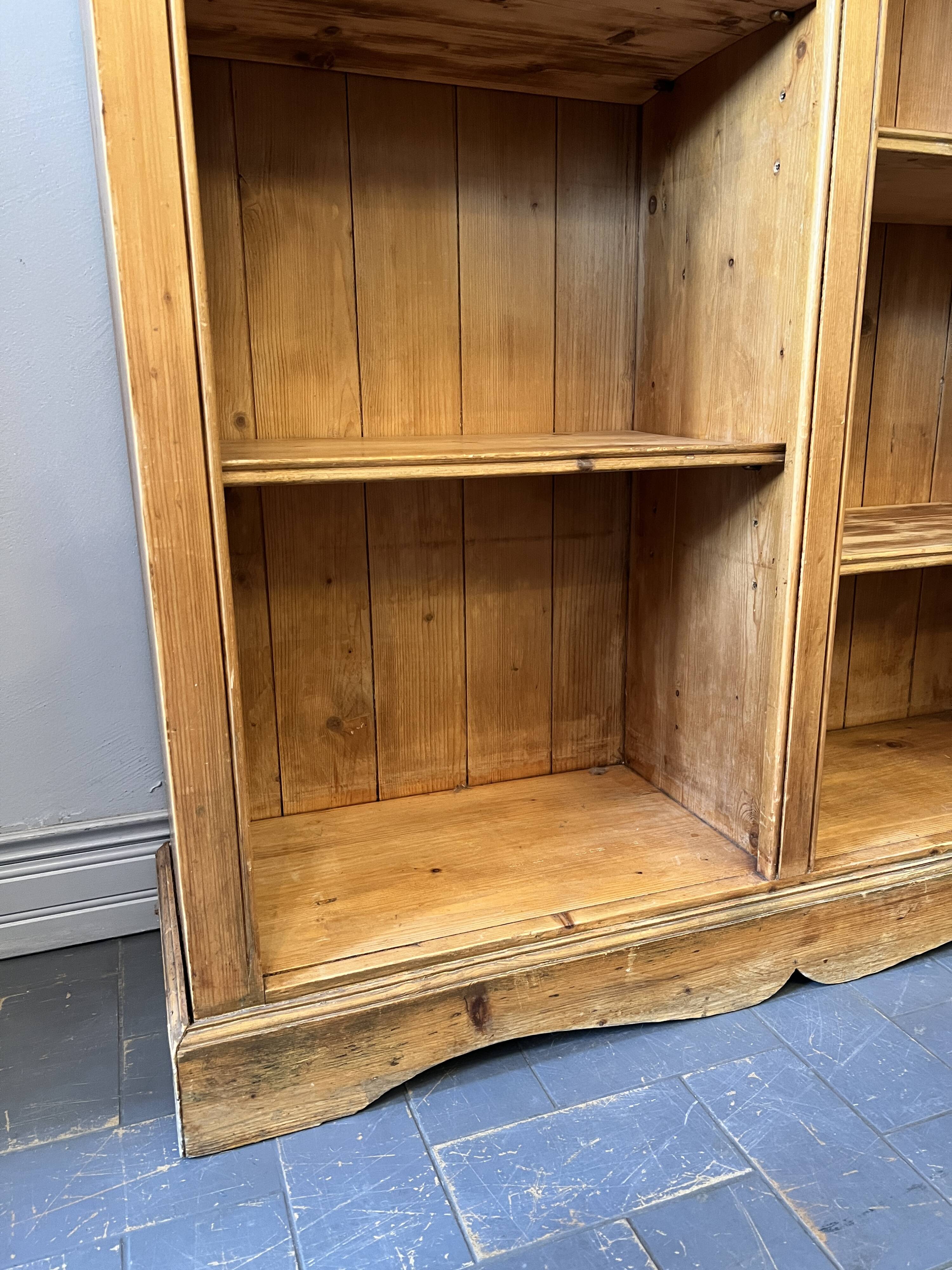 Solid pine bookcase