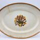 Set of 2 oval dishes, Creil and Montereau – Carnation model.