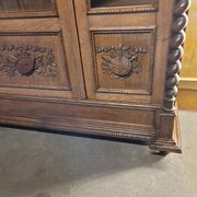 Large solid oak library