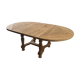 Extendable solid oak table