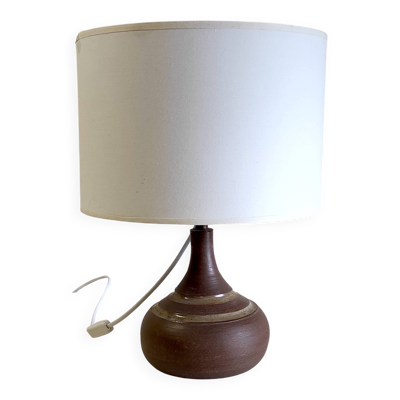 Lampe à poser pied en céramique (grès) - mid. XXème