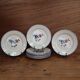 10 old Saint-Amand semi-deep plates, "Nelly" model