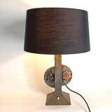 Pair of brutalist table lamps, 1970s